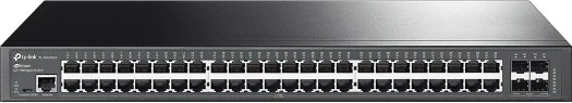 Switch manageable L2+ JetStream avec 48 ports Gigabit et 4 emplacements SFP+ 10 Gb