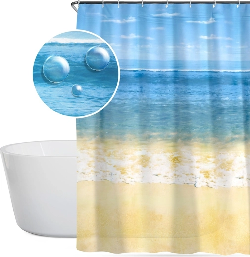 Surface déperlante pour une salle de bain sèche