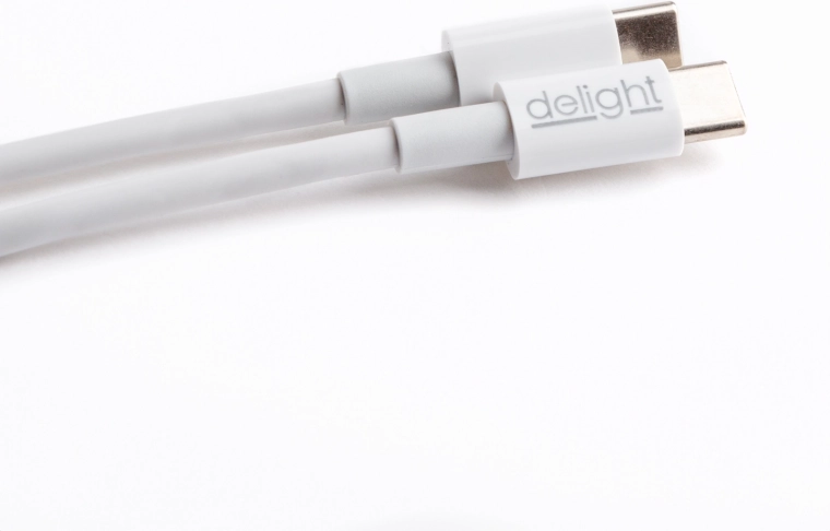 Câble de données et de charge USB-C vers USB-C, 1 m, blanc