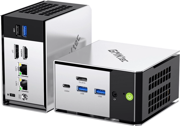 Mini PC GMKtec M8 avec processeur Ryzen 5 PRO 6650H, 16 Go de RAM et SSD 512 Go, Windows 11 Pro