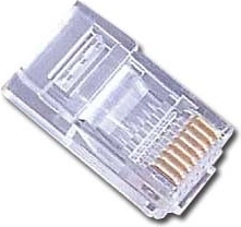 Connecteurs réseau RJ45 8P8C pour câble UTP - 100 pièces