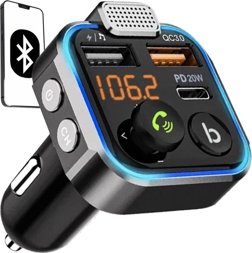 Émetteur FM Bluetooth avec chargeur de voiture XTROBB