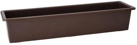 Jardinière auto-arrosante Salvia 60 cm marron