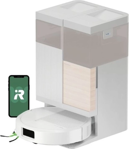 Aspirateur robot iRobot Roomba Plus 575 Combo avec station d'accueil AutoWash blanc