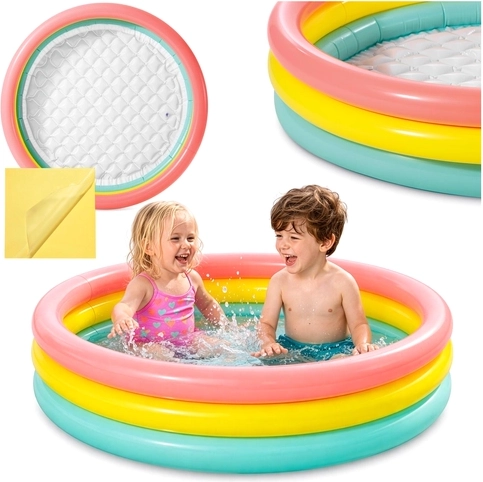 Piscine gonflable pour enfants INTEX avec fond souple