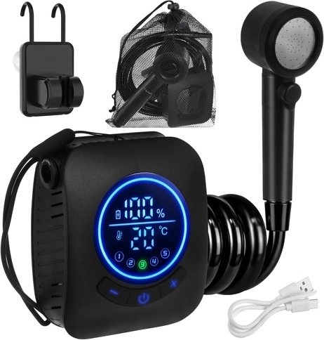 Écran LED : température de l’eau et niveau de charge sous contrôle