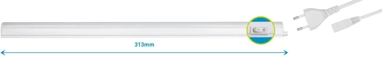 Luminaire LED Retlux T5 4 W 30 cm