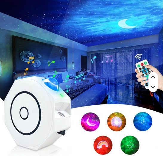 Projecteur d’étoiles – veilleuse LED avec télécommande