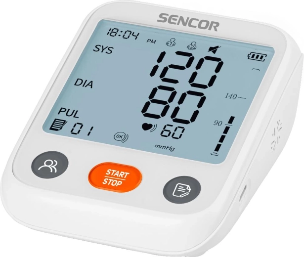 Tensiomètre numérique au bras Sencor SBP 1150WH