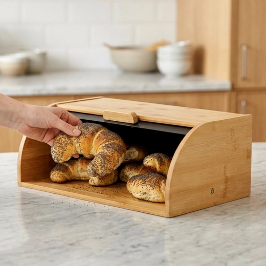 Rangement spacieux pour le pain