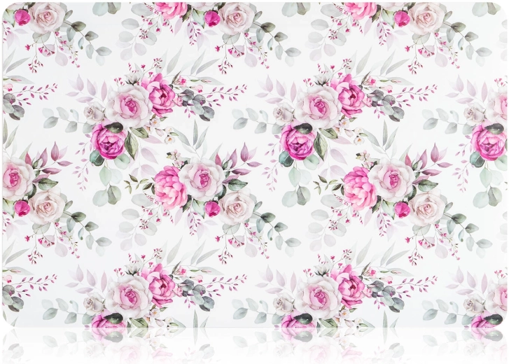 Set de table en plastique Roses 43 × 28 cm