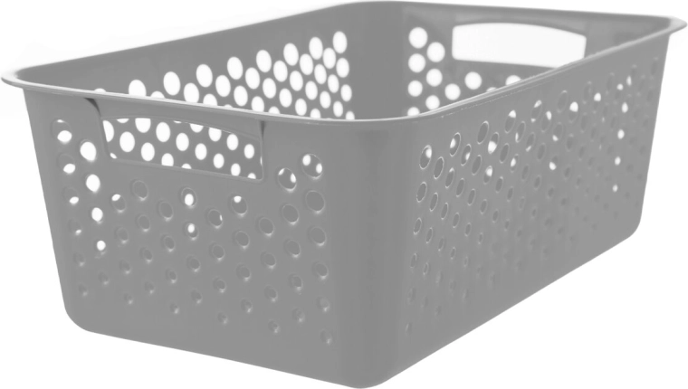 Panier de rangement Art gris 30 × 20 × 11 cm