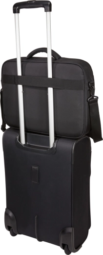 Idéale pour les déplacements : fixation à la valise et transport confortable