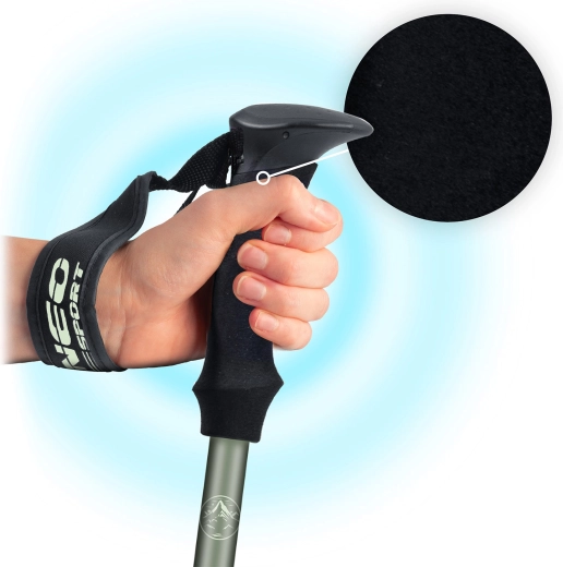 Poignée ergonomique EVA et dragonne réglable