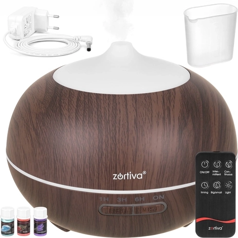 4 en 1 : humidification, aromathérapie, ionisation et lumière LED