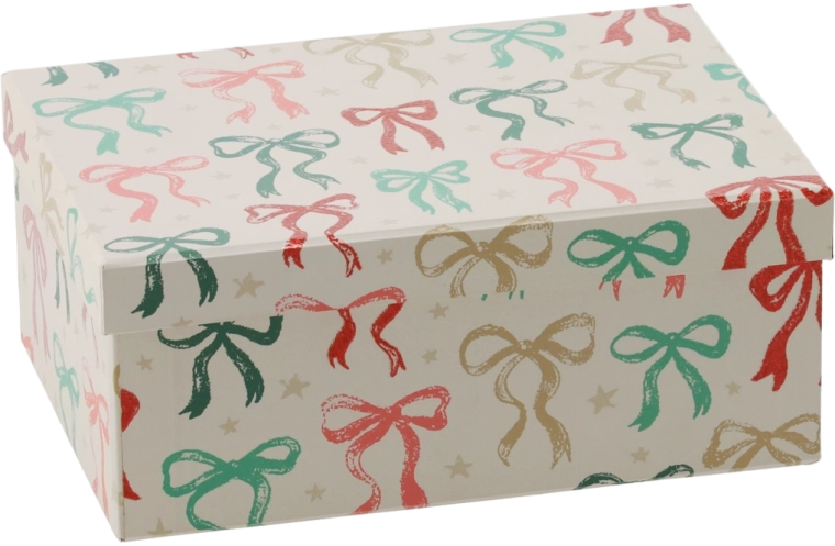 Boîte cadeau Nœud de Noël - 1 pièce