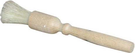 Pinceau alimentaire rond en bois naturel 18,5 cm