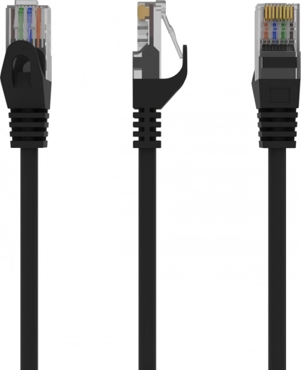 Câble patch Cat 6 UTP 1,5 m noir