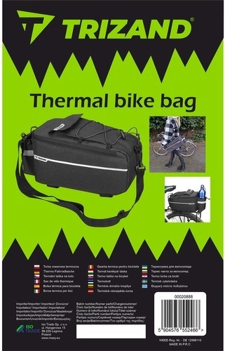 Trizand grande sacoche isotherme de vélo pour porte-bagages