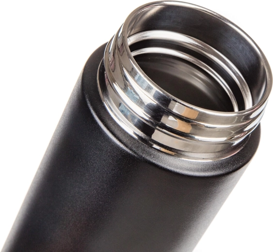 Couvercle vissé sécurisé et col étanche