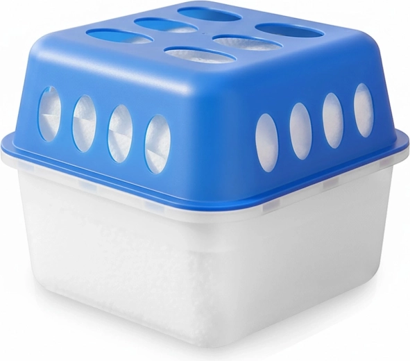 Absorbeur d’humidité avec 2 recharges de 400 g, 750 ml
