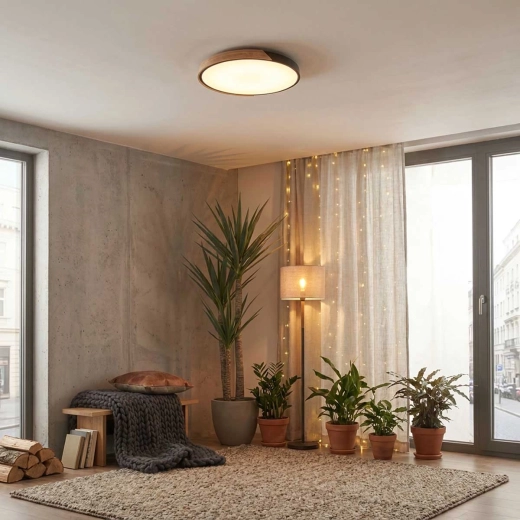 Design chêne + métal noir pour intérieurs modernes
