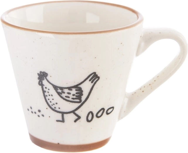 Tasse à espresso en porcelaine Ferme – poule 70 ml