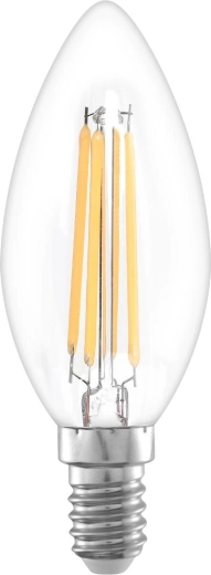Ampoule LED filament en forme de flamme Retlux E14 5 W blanc chaud