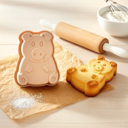 Forme 3D de petit cochon saisissante