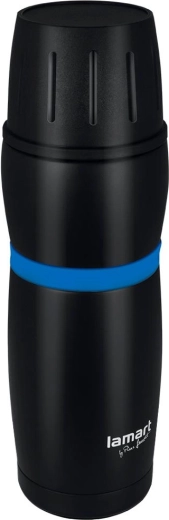 Thermos en acier inoxydable Lamart Cup 480 ml – Noir/bleu