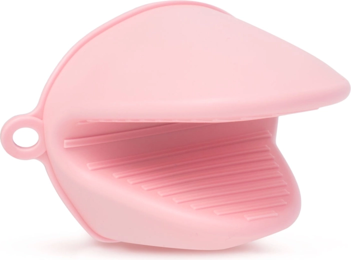 Manique de cuisine en silicone en forme de grenouille rose