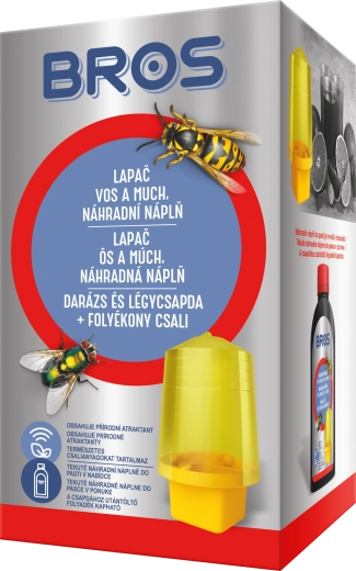 Bros piège à guêpes, frelons et mouches – recharge 200 ml