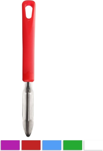 Éplucheur de cuisine en acier inoxydable avec manche en plastique 17 cm