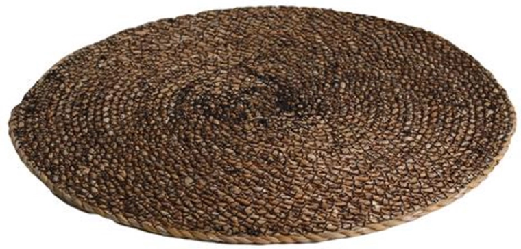 Set de table rond matelassé en herbier marin 38 cm