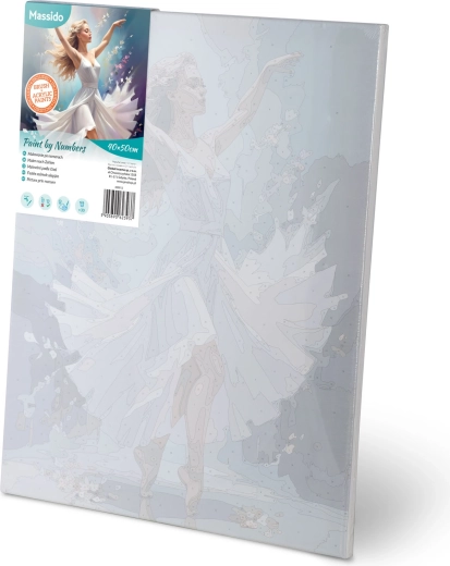 Peinture facile grâce aux zones numérotées