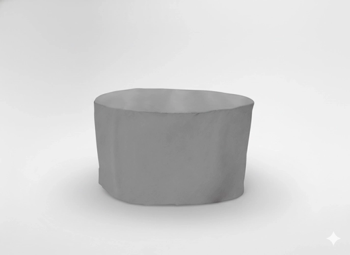 Housse de protection pour mobilier de jardin 160 × 90 cm gris