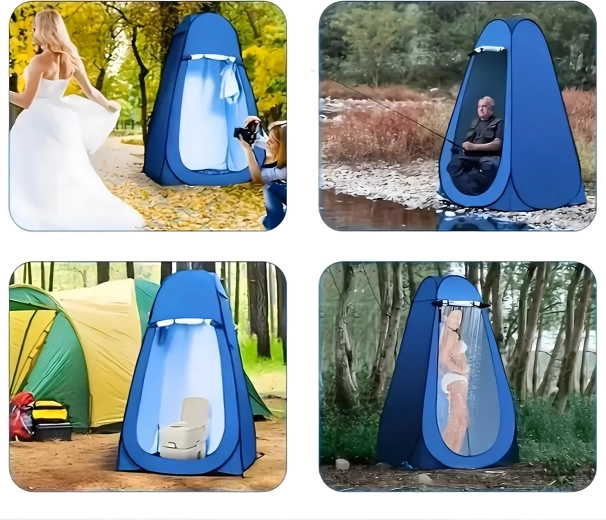 Intimité pour se changer, se doucher et utiliser les WC