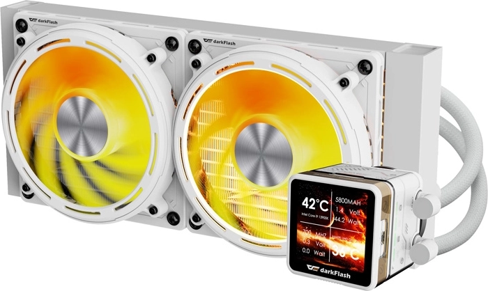 Refroidissement liquide CPU DarkFlash Explore DE240 blanc