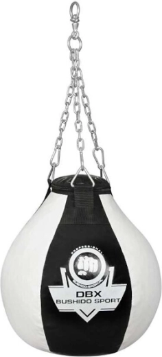 Poire de frappe DBX Bushido SK15 noir et blanc 15 kg
