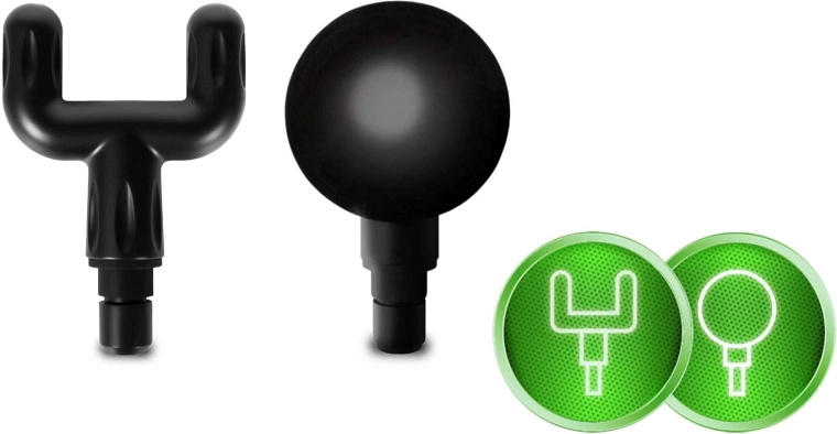 6 têtes pour un massage ciblé de tout le corps