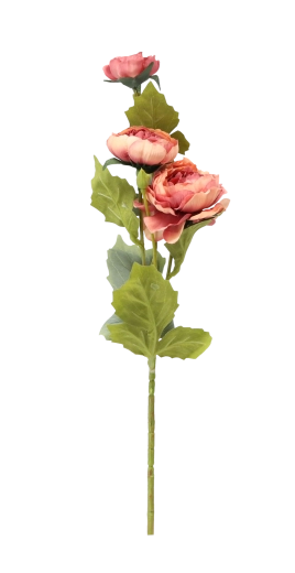 Rendu réaliste des fleurs et des feuilles