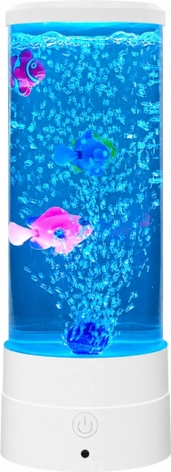 Effet aquarium apaisant avec des poissons