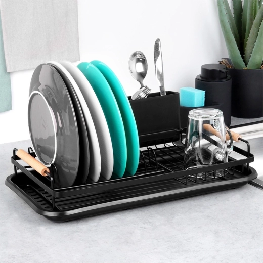 Plateau d’égouttage amovible et plan de travail sec