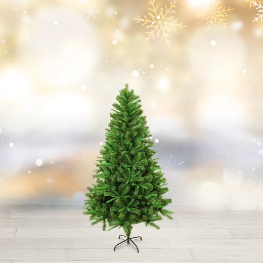 Sapin de Noël artificiel bicolore de 120 cm