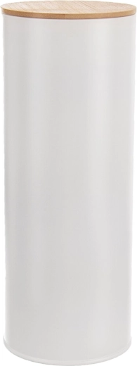 Boîte métallique alimentaire Orion Whiteline avec couvercle en bambou 2,65 l