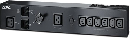Bypass de maintenance SBP3000RMI 1f/1f 16 A, 6× C13/1× C19
