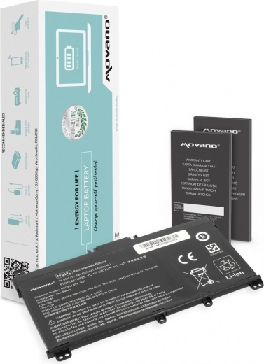 Batterie Movano TF03XL pour HP Pavilion 14-bf, 14-bp et 15-cd (3400 mAh, 39 Wh)