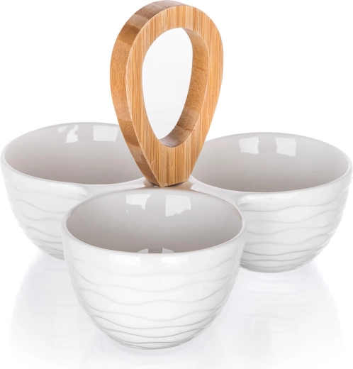 Transport facile grâce à la poignée en bambou