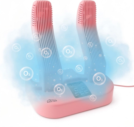Désinfection à l’ozone (O3) pour des chaussures plus fraîches