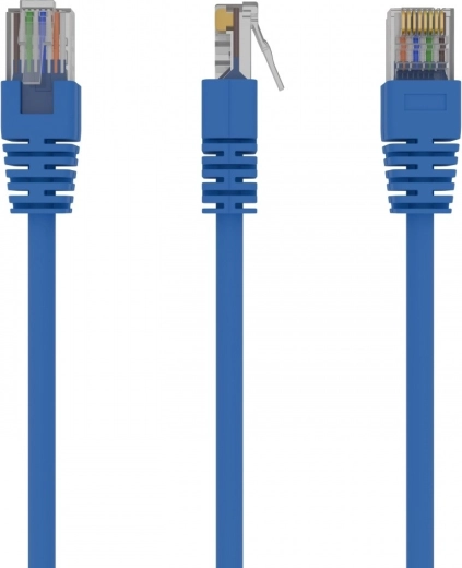 Câble réseau patch CAT5e UTP de 1,5 m bleu